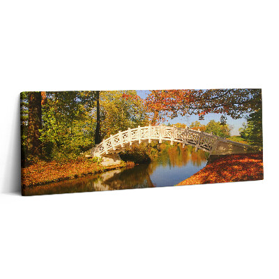 Canvas kép 125x50 Woerlitzer Park aranyló ősszel