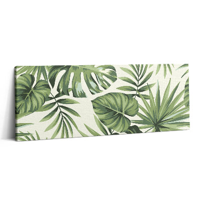 Canvas kép 125x50 Monstera levél illusztráció