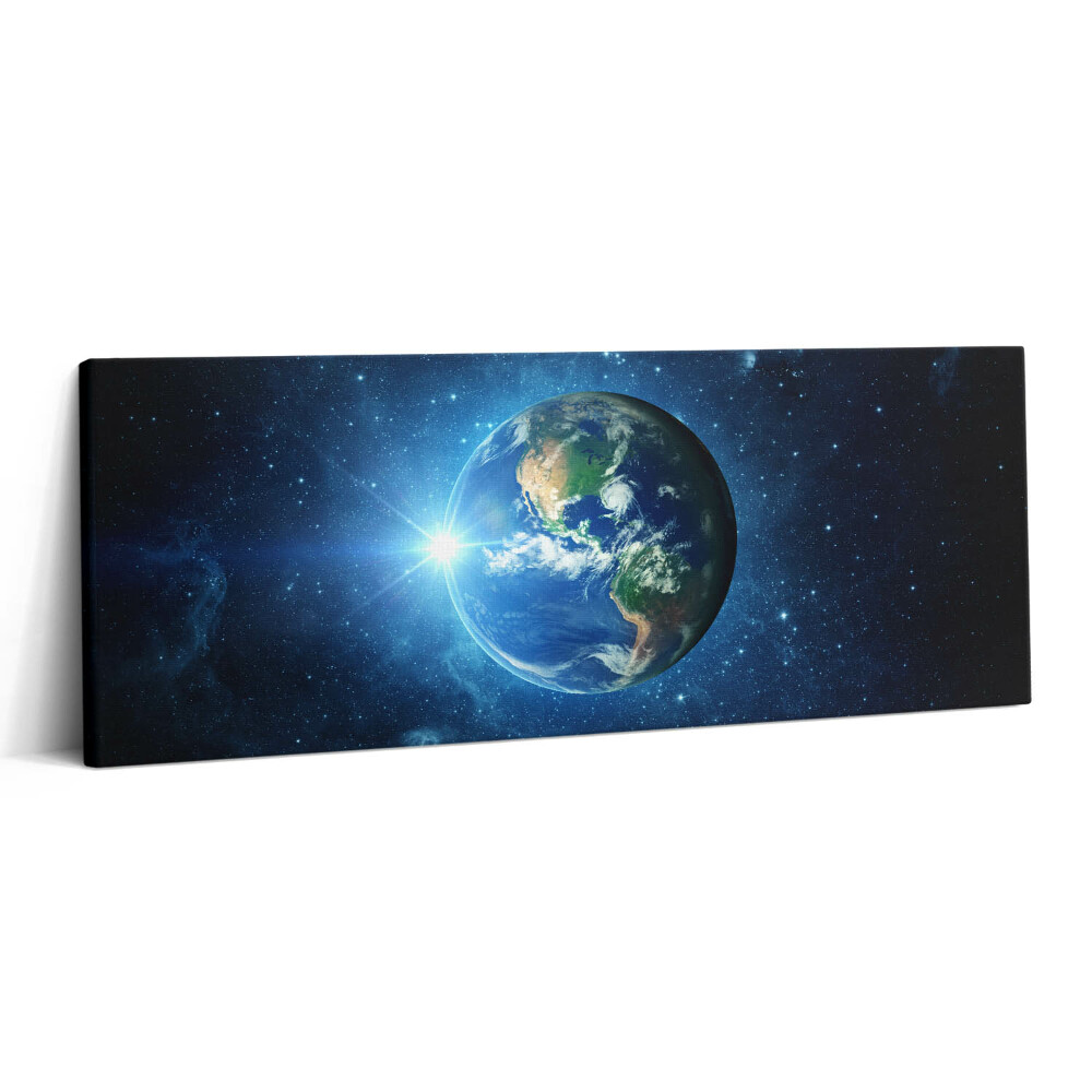 Canvas kép 125x50 NASA - A Föld galaxisa és a Nap