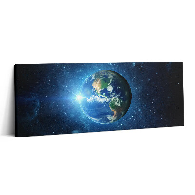 Canvas kép 125x50 NASA - A Föld galaxisa és a Nap
