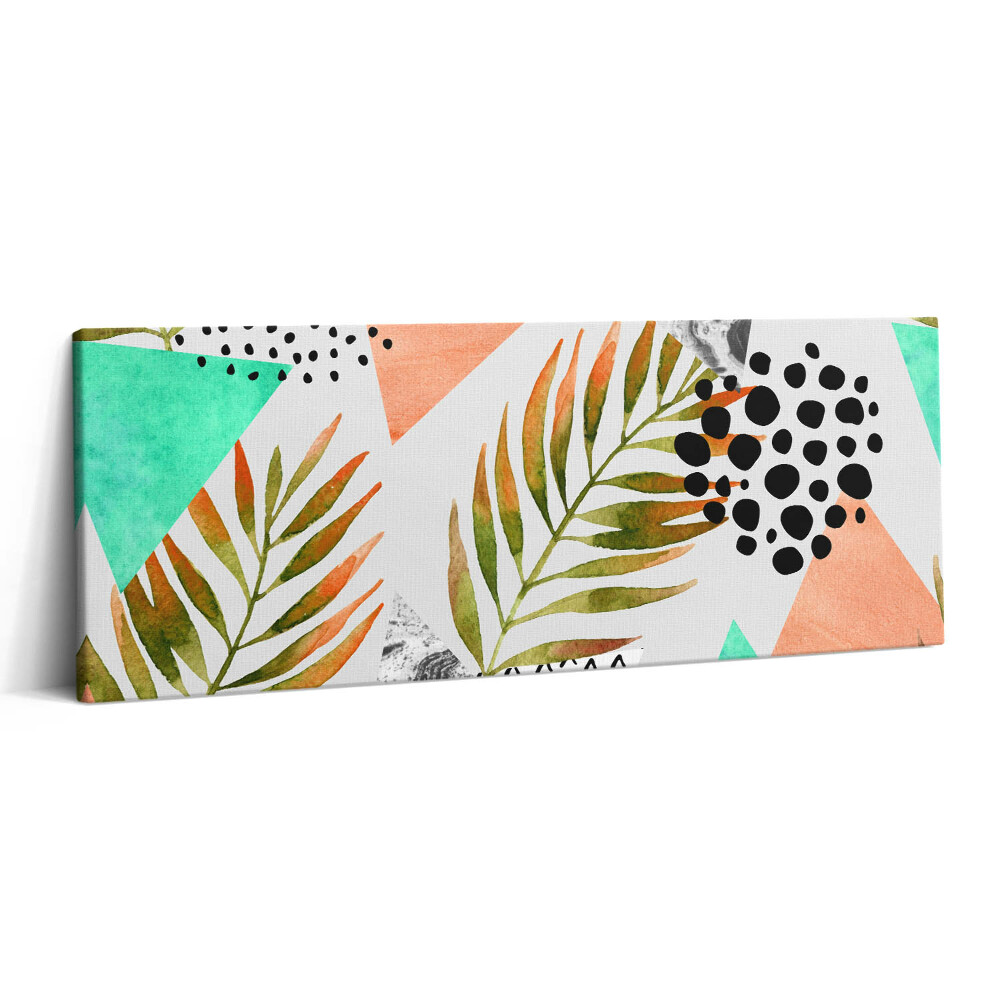 Canvas kép 125x50 Nyári absztrakt geometriai minta