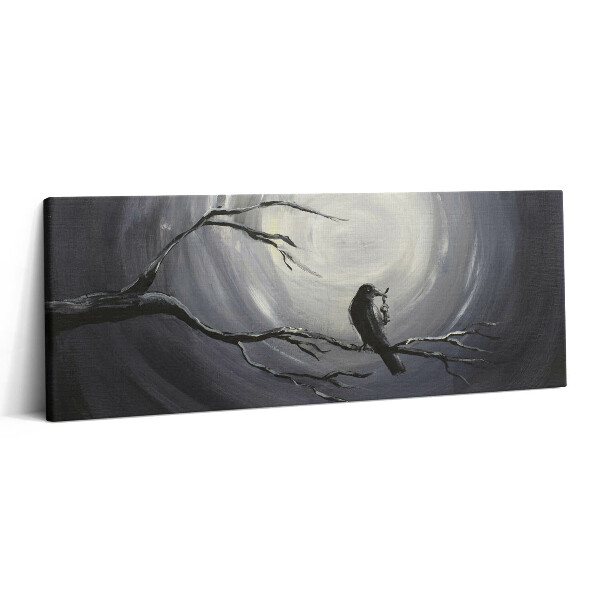Canvas kép 125x50 Holló a holdfényben