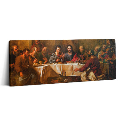 Canvas kép 125x50 Jézus utolsó vacsorája az apostolok