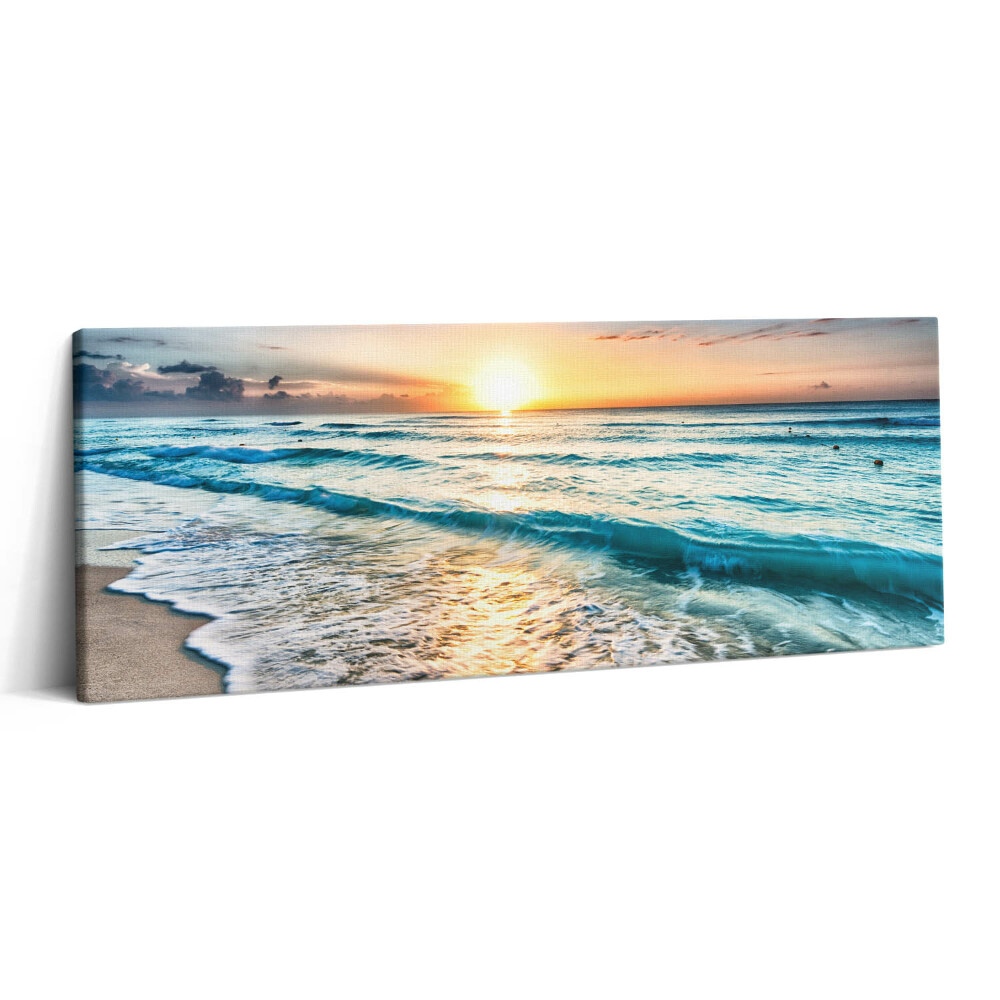 Canvas kép 125x50 Tengerparti homokos strand