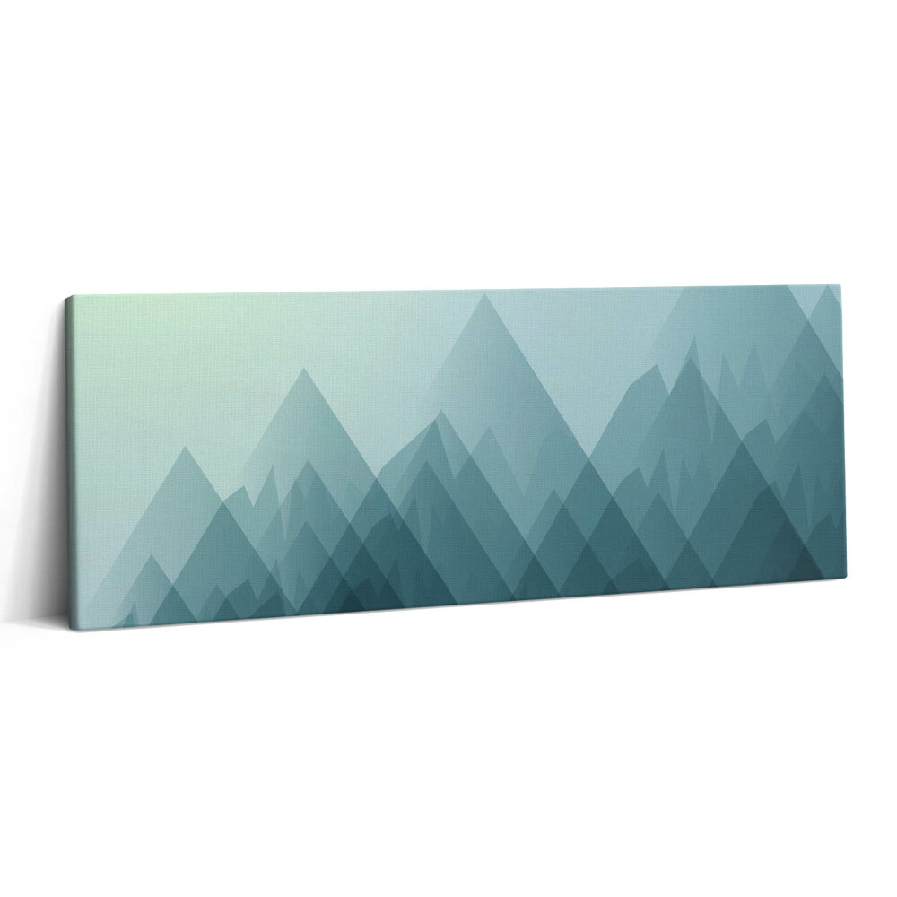 Canvas kép 125x50 Figurák geometrikus kompozíciója