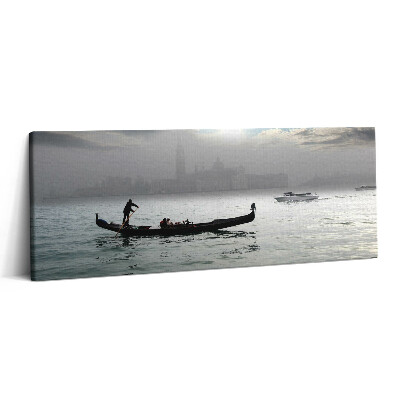 Canvas kép 125x50 Velencei gondolák