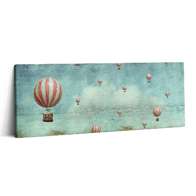 Canvas kép 125x50 Az égen szálló léggömbök