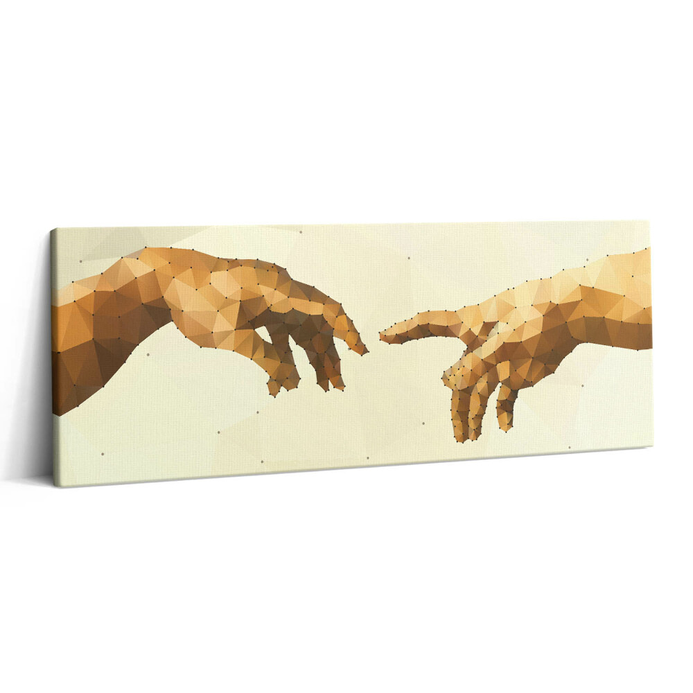 Canvas kép 125x50 Ádám teremtése