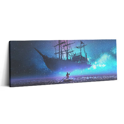 Canvas kép 125x50 Vitorlás fantázia
