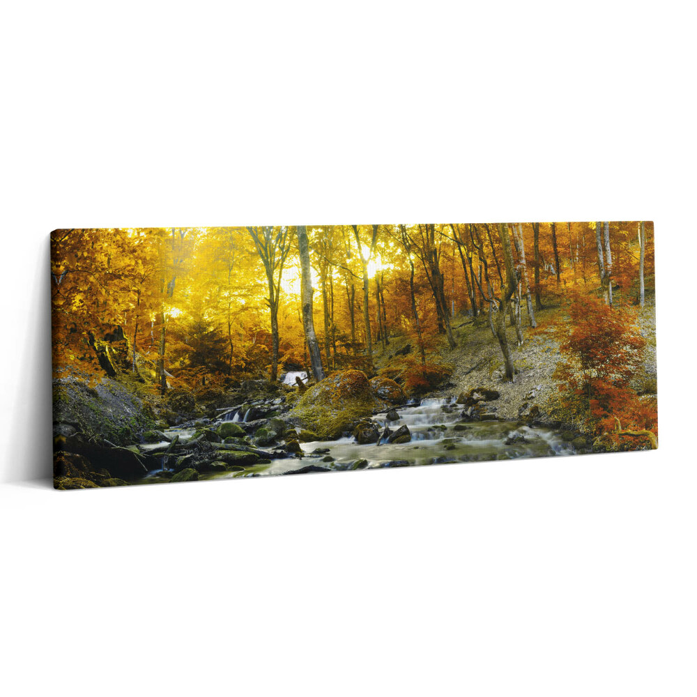 Canvas kép 125x50 őszi erdő