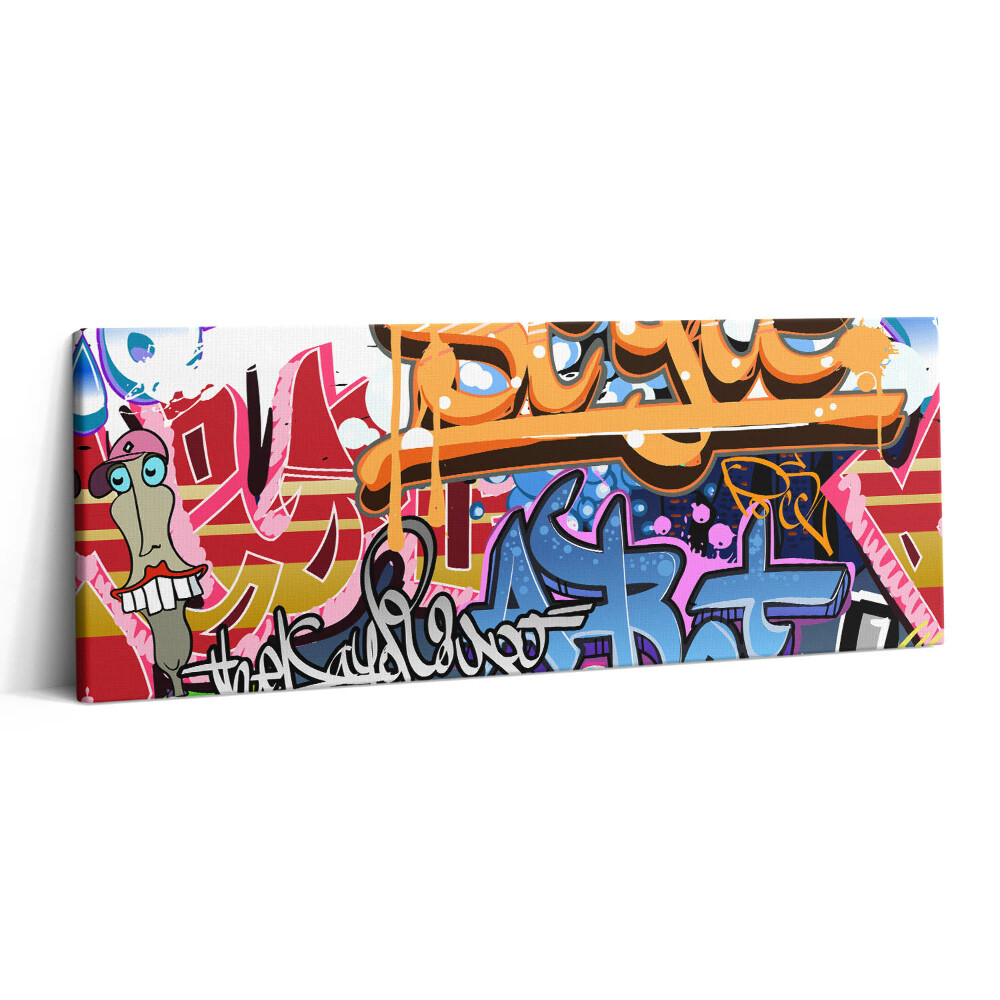 Canvas kép 125x50 Street art graffiti