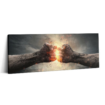 Canvas kép 125x50 Egy ököl ereje és hatalma