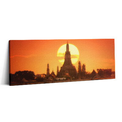 Canvas kép 125x50 Wat arun Bangkok Thaiföld