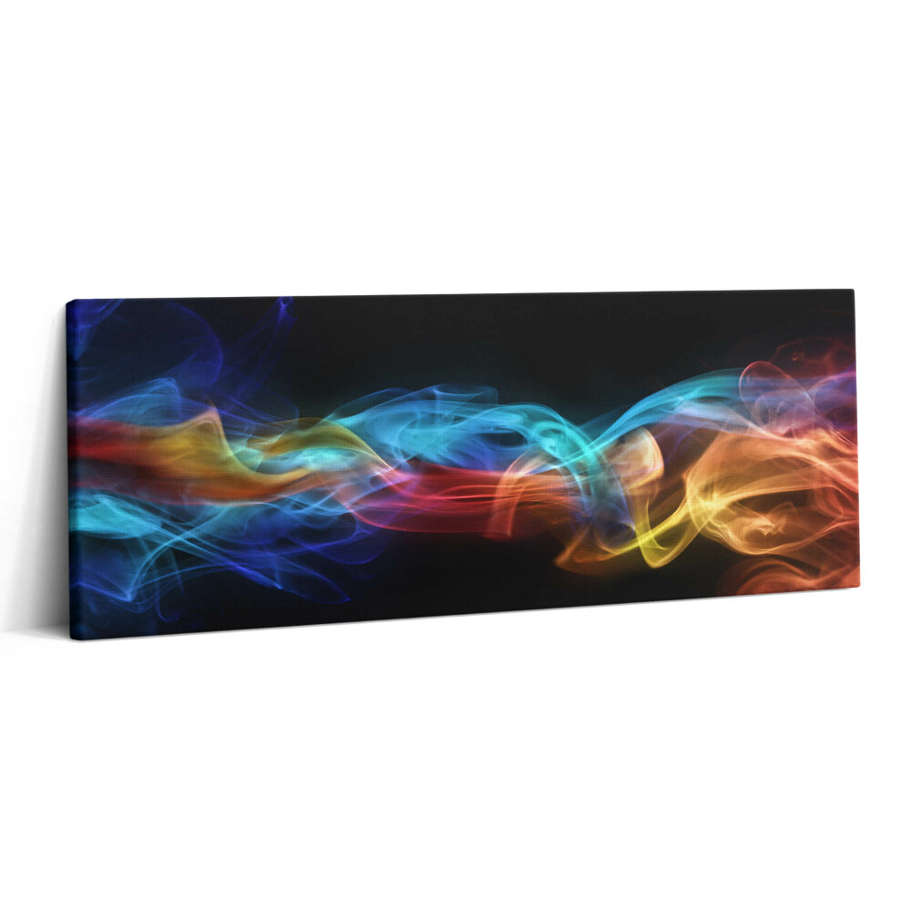 Canvas kép 125x50 Színes absztrakt fényvonalak