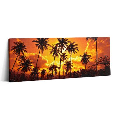Canvas kép 125x50 Pálmafák Thaiföld Klong Prao strand