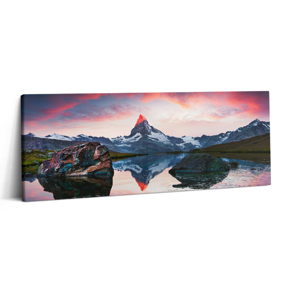 Canvas kép 125x50 Stellisee Matterhorn