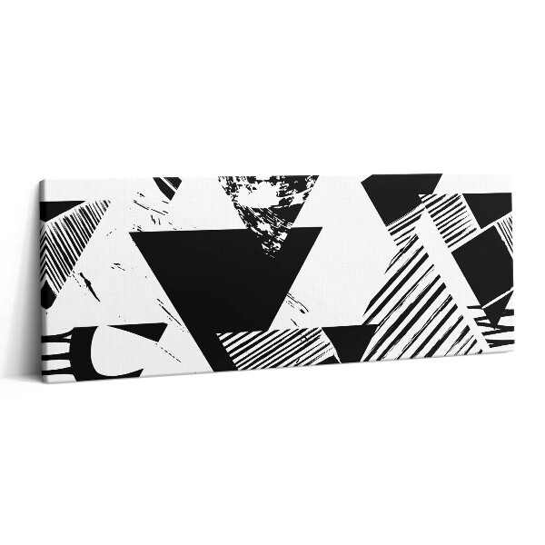 Canvas kép 125x50 Absztrakt geometriai mintás háromszögek