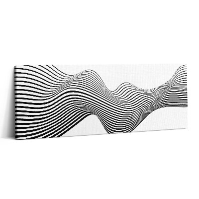 Canvas kép 125x50 Lineáris optikai művészet