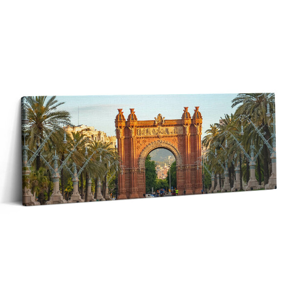 Canvas kép 125x50 Diadalív Barcelona Katalónia