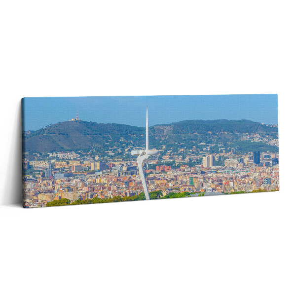 Canvas kép 125x50 Olimpiai park Barcelonában Katalóniában