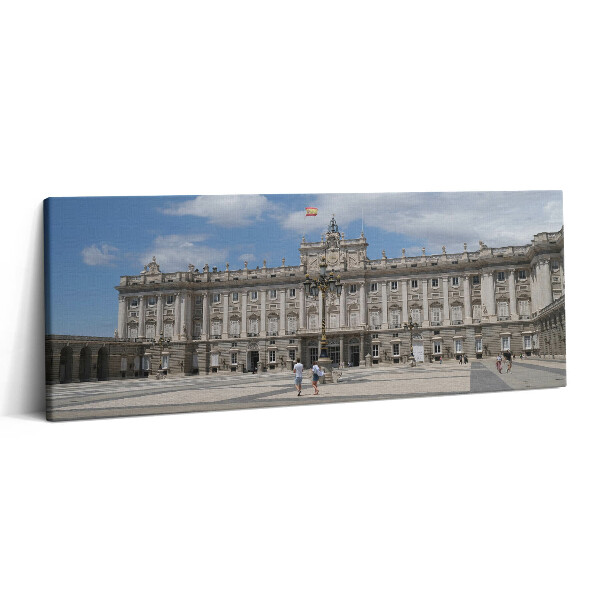 Canvas kép 125x50 Történelmi palota Madridban