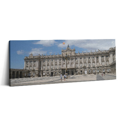 Canvas kép 125x50 Történelmi palota Madridban