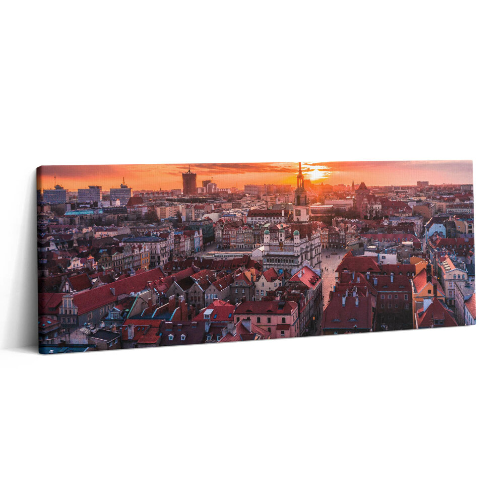 Canvas kép 125x50 Poznan - panoráma
