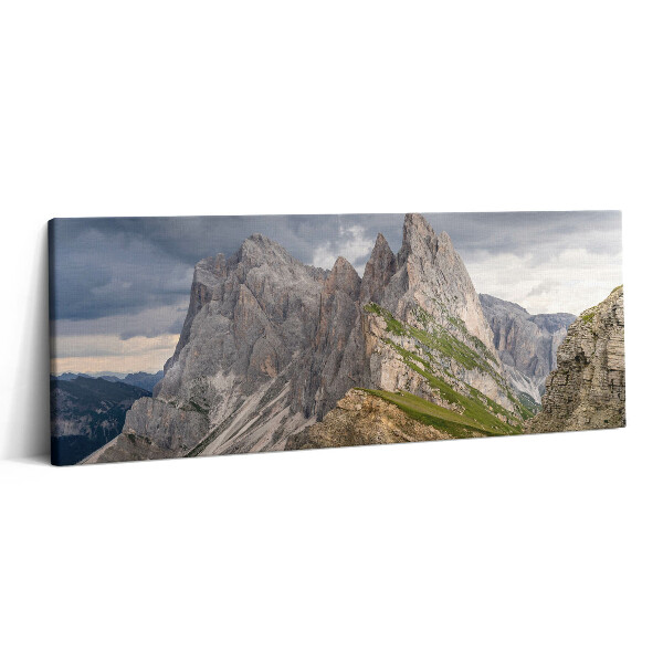 Canvas kép 125x50 Sziklás hegyek