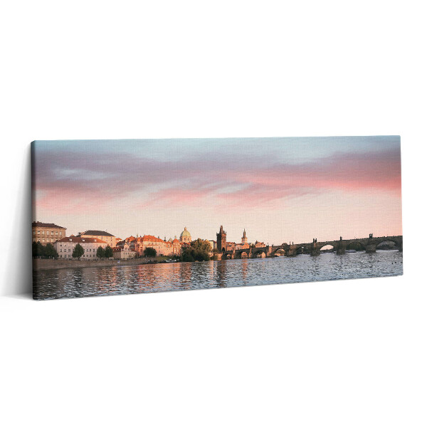 Canvas kép 125x50 Károly-híd Prágában
