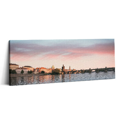 Canvas kép 125x50 Károly-híd Prágában