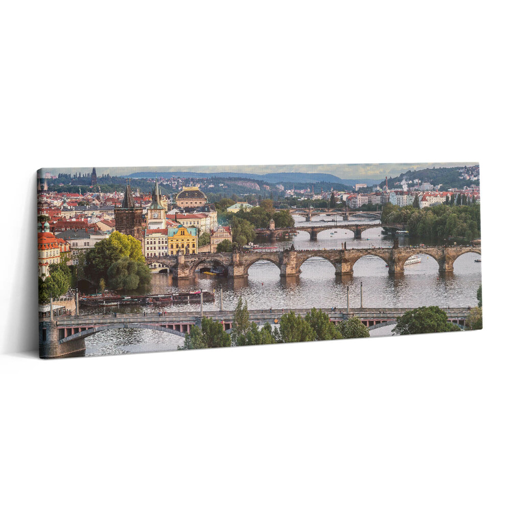 Canvas kép 125x50 Prágai kilátás