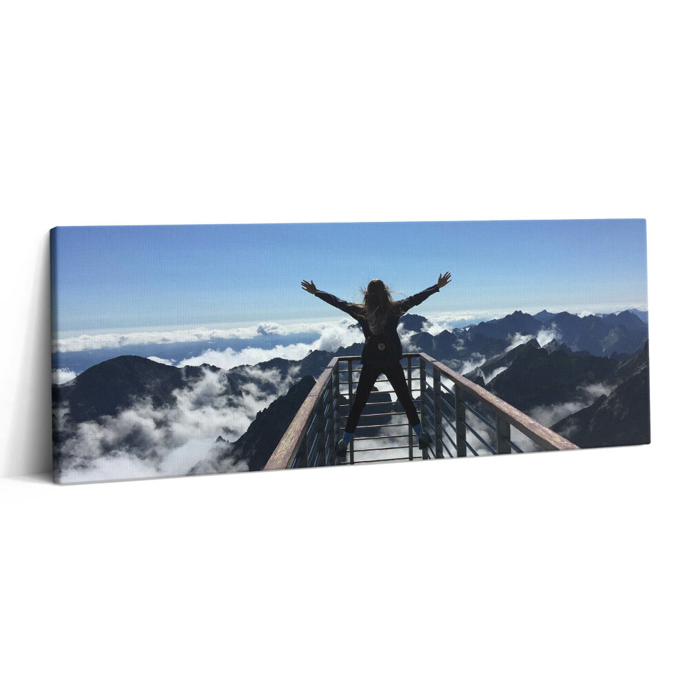 Canvas kép 125x50 Női Tátra Szlovákia
