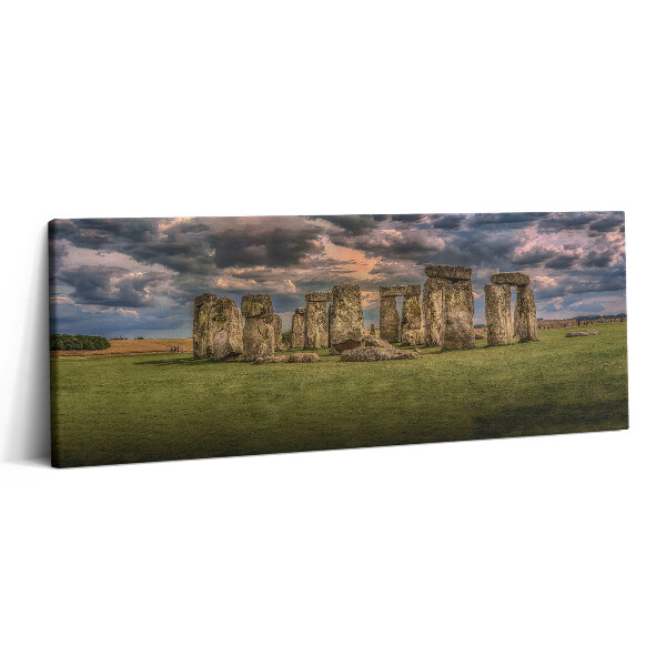Canvas kép 125x50 Stonehenge Nimbostratus