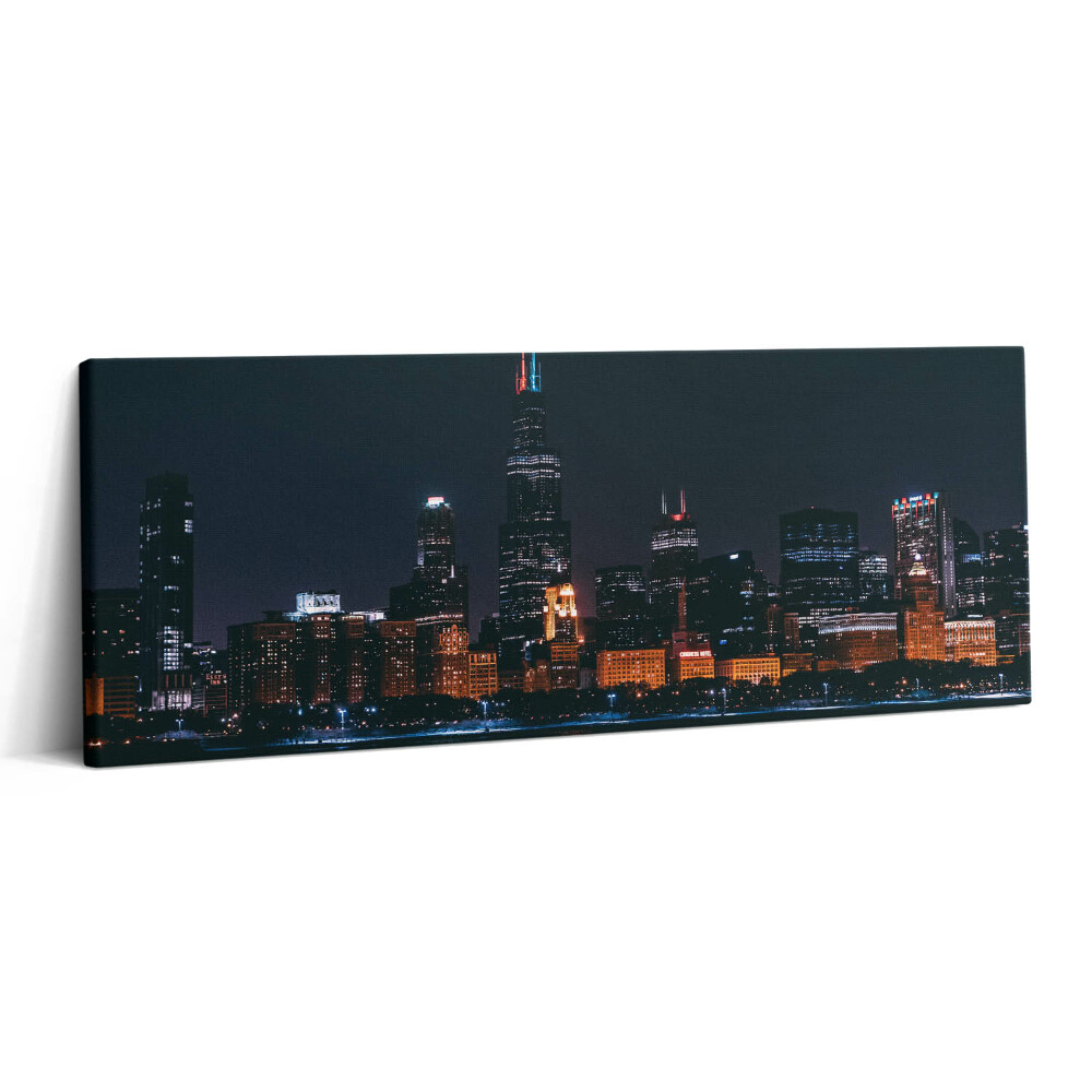 Canvas kép 125x50 Chicagói táj