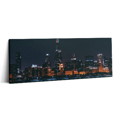 Canvas kép 125x50 Chicagói táj