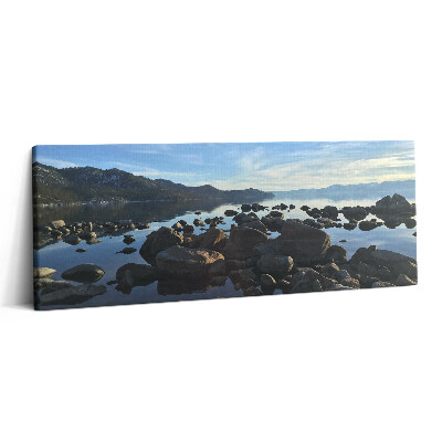 Canvas kép 125x50 Kövek a felhős ég alatt