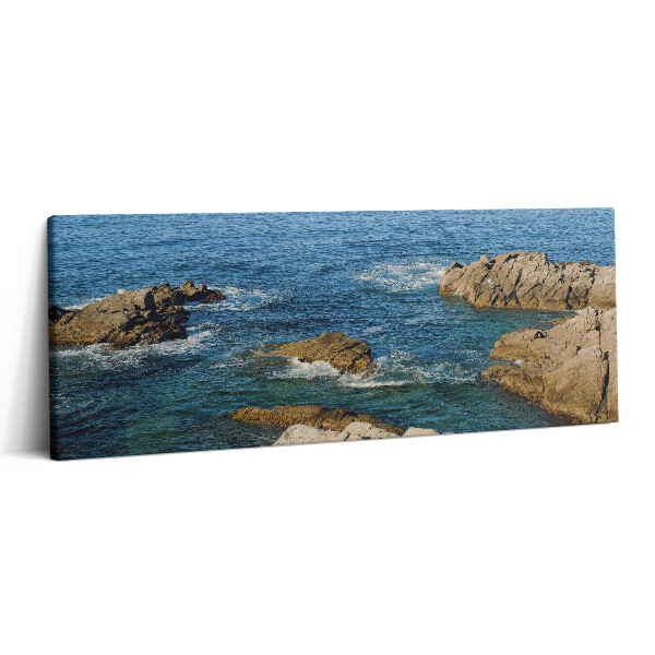 Canvas kép 125x50 Costa Brava partja