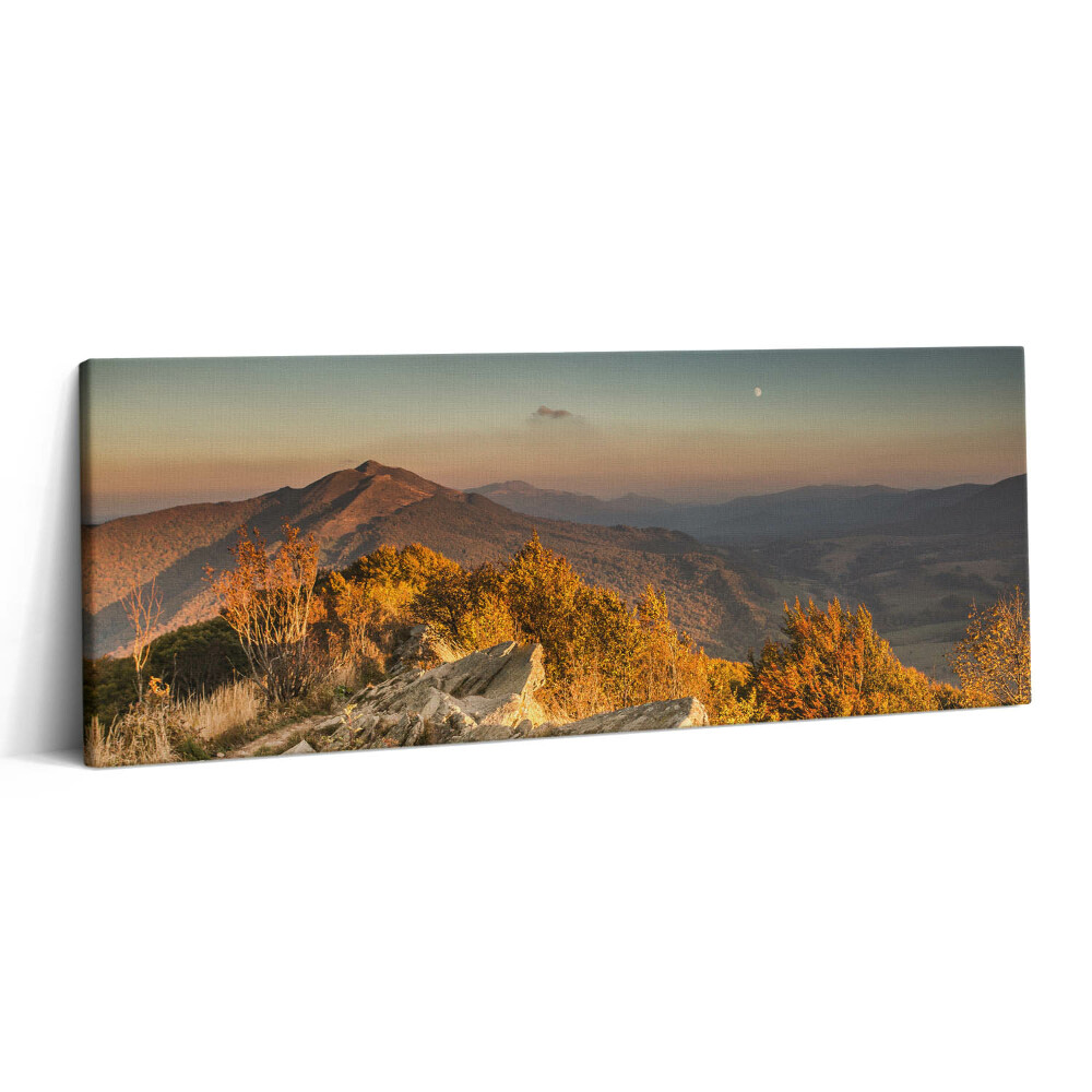 Canvas kép 125x50 Bieszczady