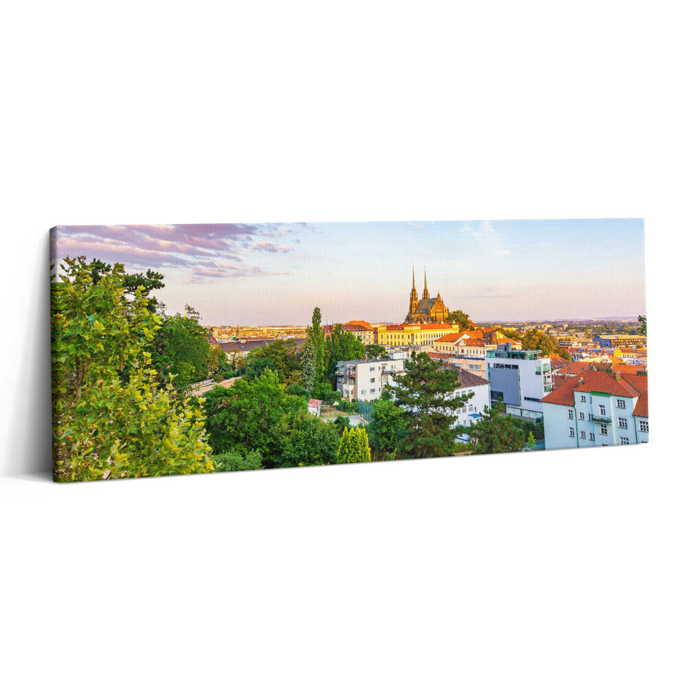 Canvas kép 125x50 Épületek Brno Csehország
