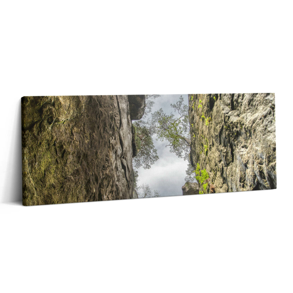 Canvas kép 125x50 Sziklaváros a Cseh Köztársaságban