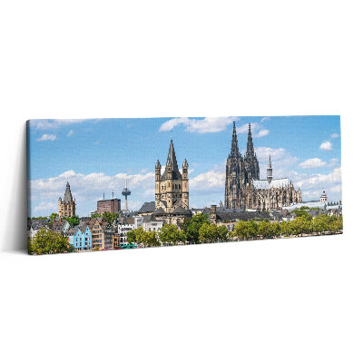 Canvas kép 125x50 Kölni panoráma
