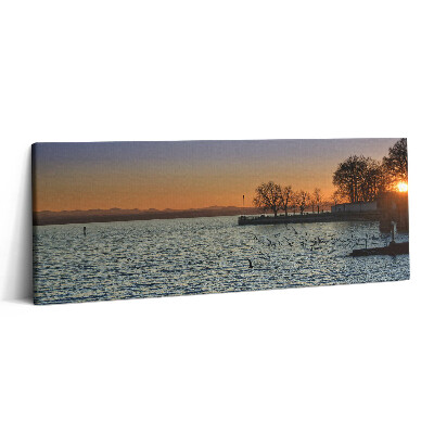 Canvas kép 125x50 Bodeni-tó Németországban