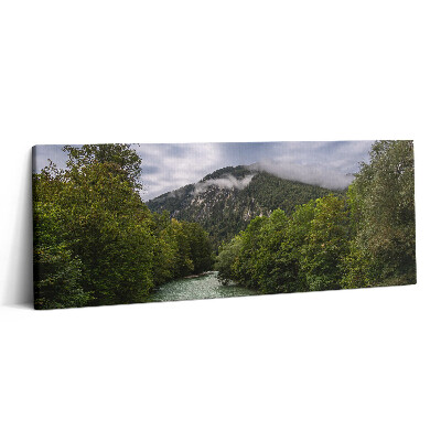 Canvas kép 125x50 Németország hegyvidéki tája