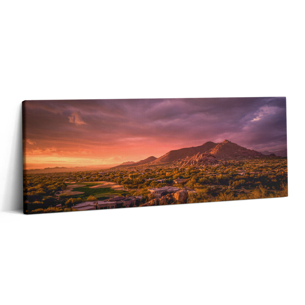 Canvas kép 125x50 Naplemente Észak-Scottsdale felett