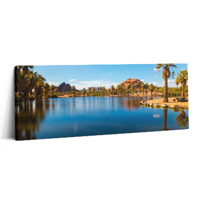 Canvas kép 125x50 A Papago park tájképe