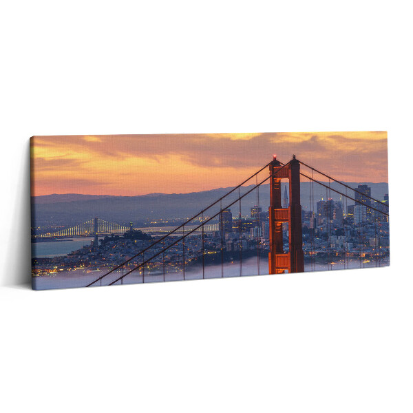 Canvas kép 125x50 San Francisco hídja