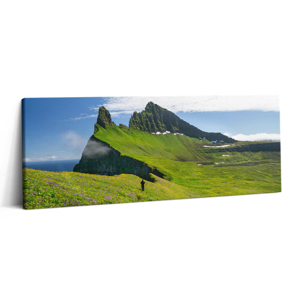 Canvas kép 125x50 Hornstrandir természetvédelmi terület Izlandon