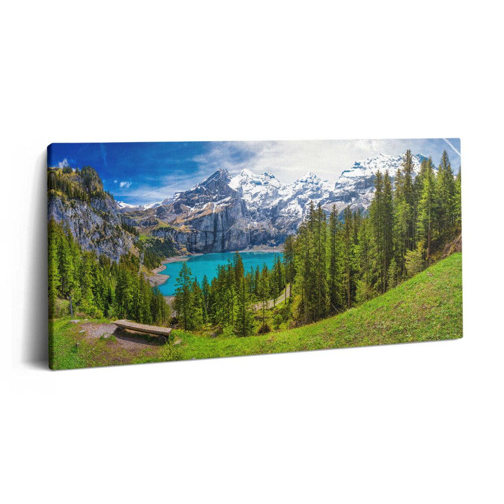 Vászonkép 140x70 Mezőségi és hegyvidéki táj