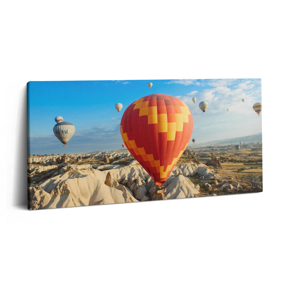 Vászonkép 140x70 Repülő léggömbök