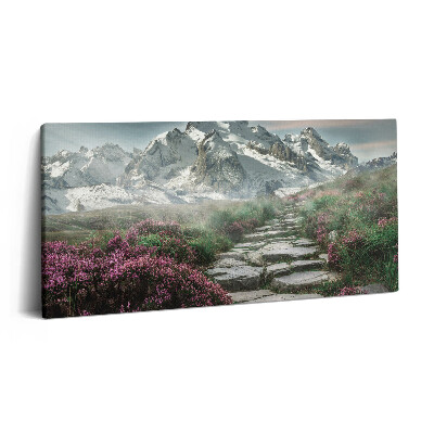 Vászonkép 140x70 Kőút a hegyekben